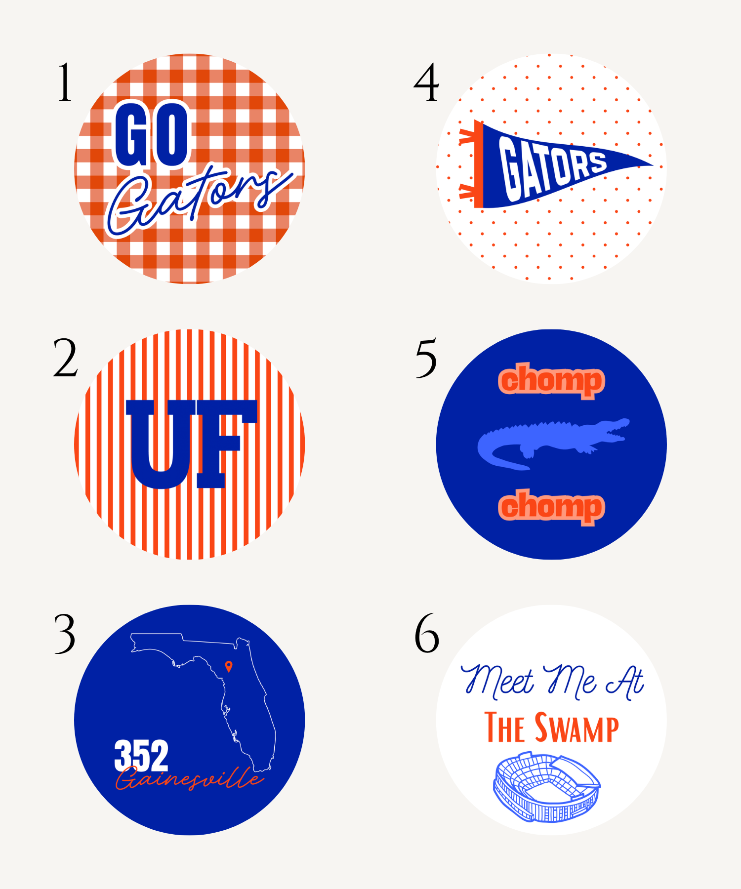 Game Day Buttons