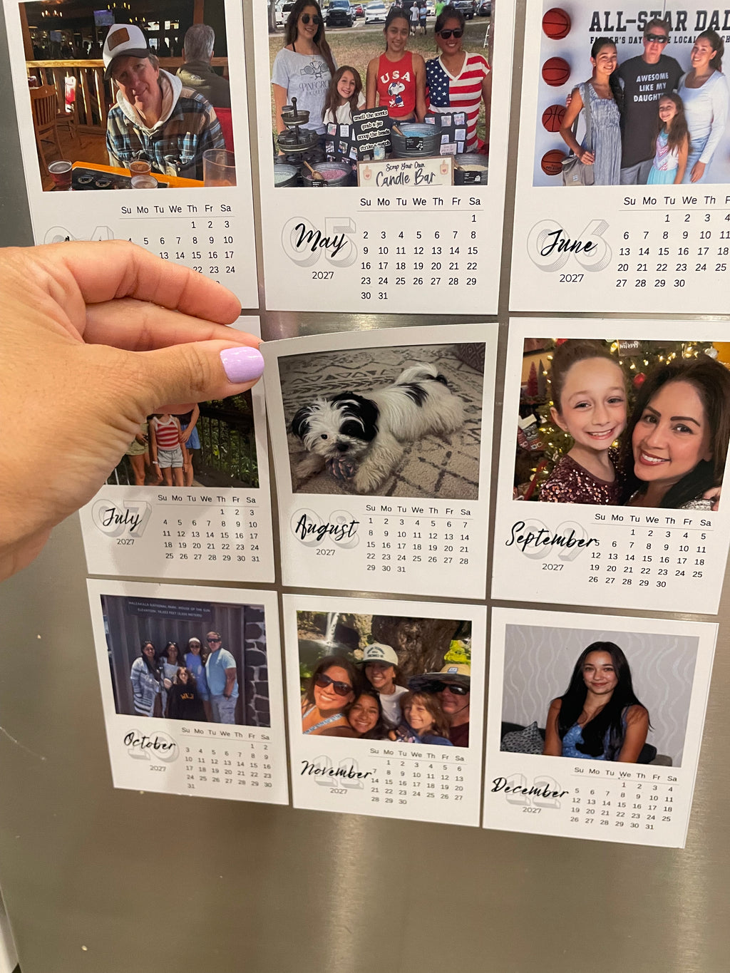 2027 Calendar- Flexible Magnets