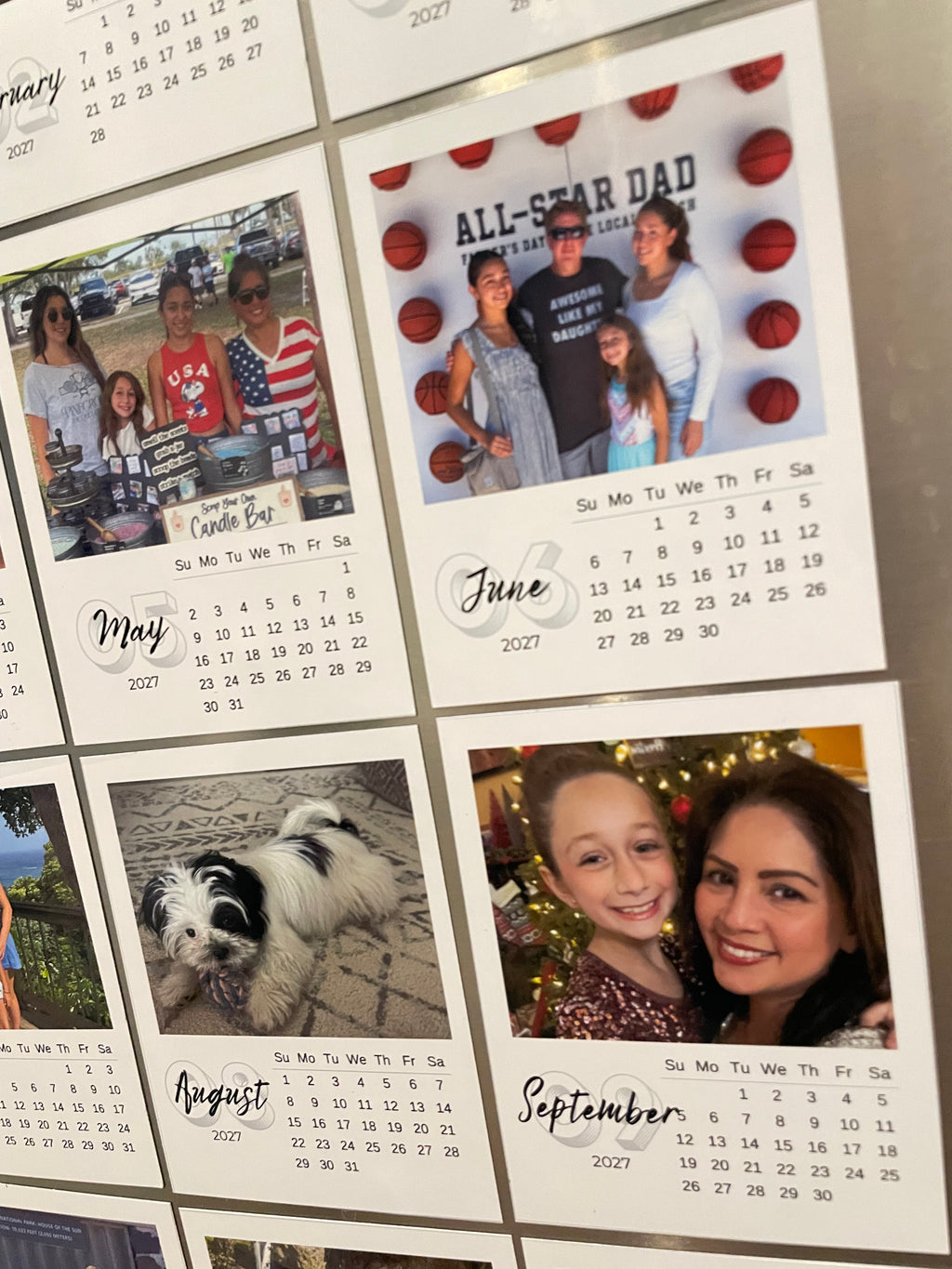 2027 Calendar- Flexible Magnets