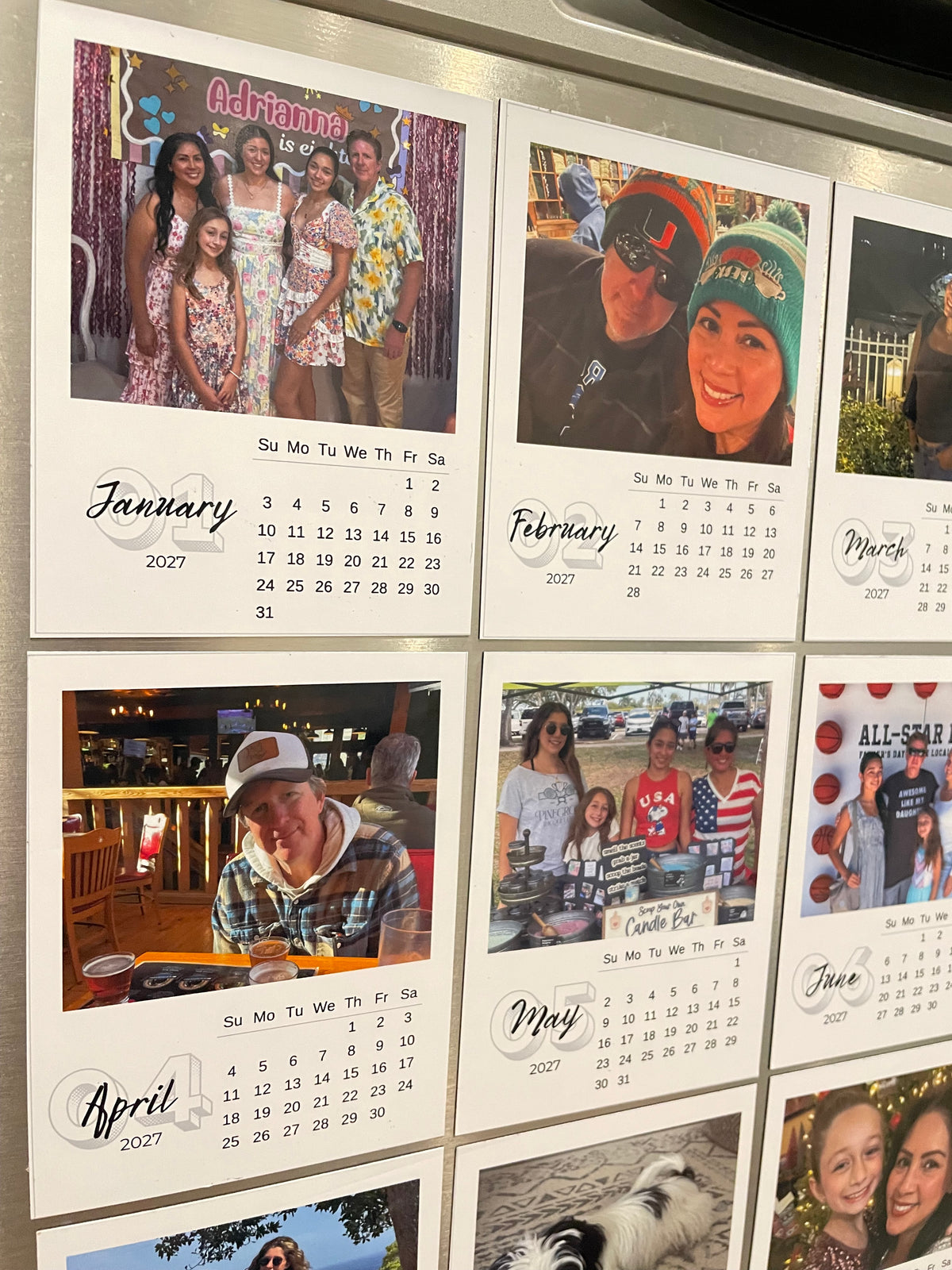 2027 Calendar- Flexible Magnets