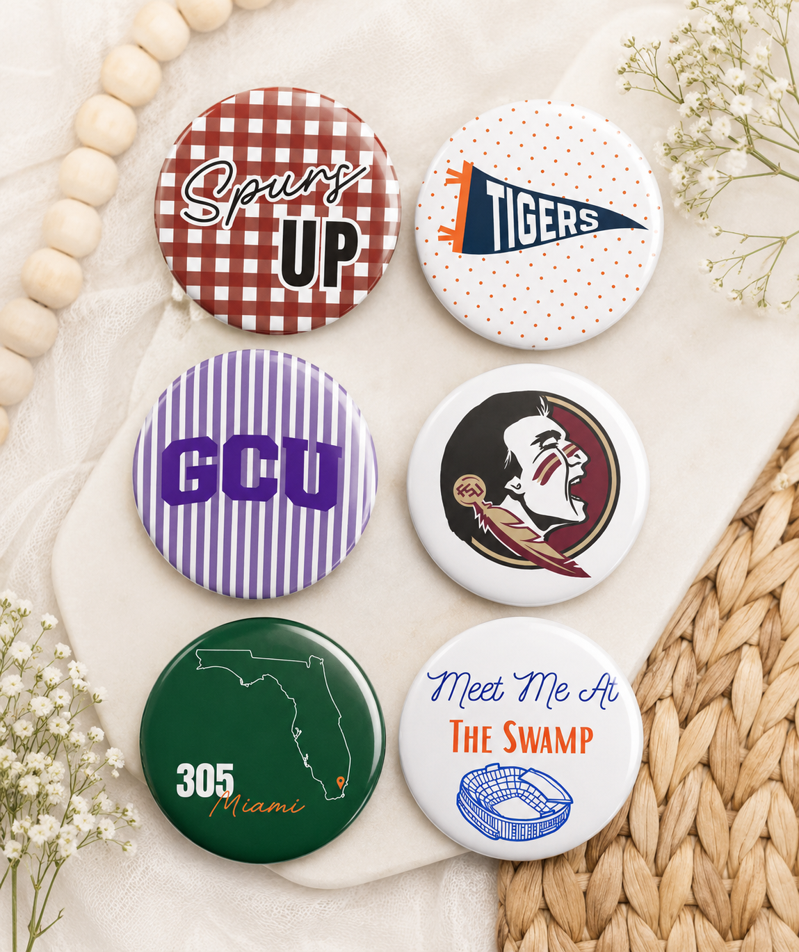 Game Day Buttons
