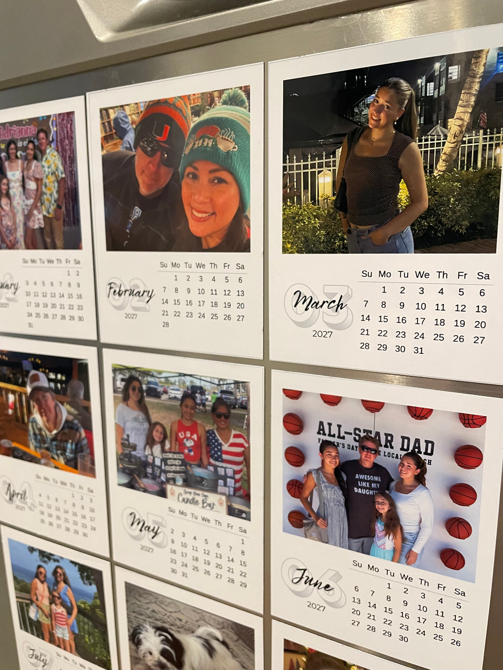 2027 Calendar- Flexible Magnets