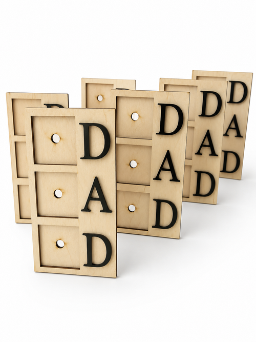 DAD- 3 photo frame
