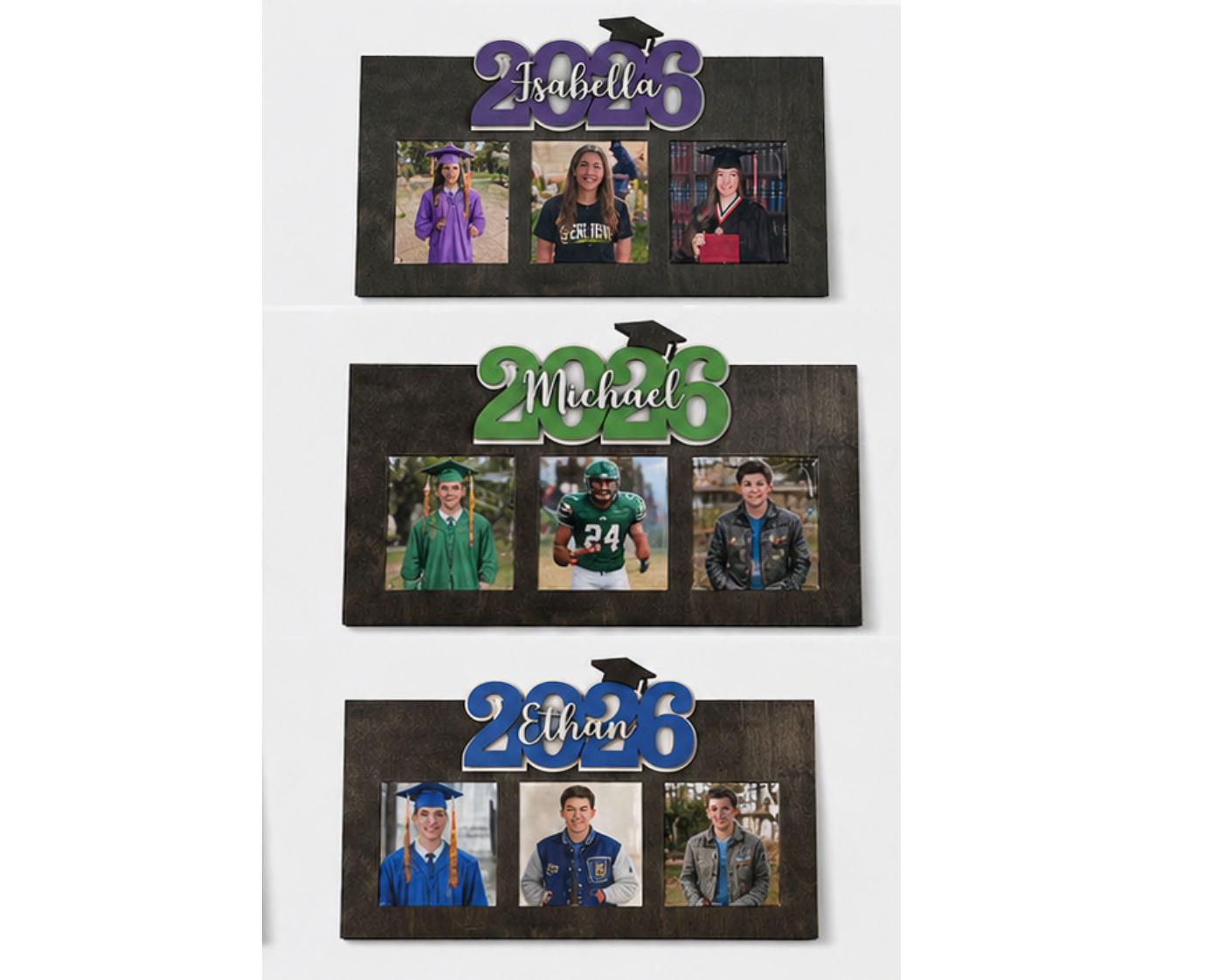 Custom Graduation Frame 2026 with Photos