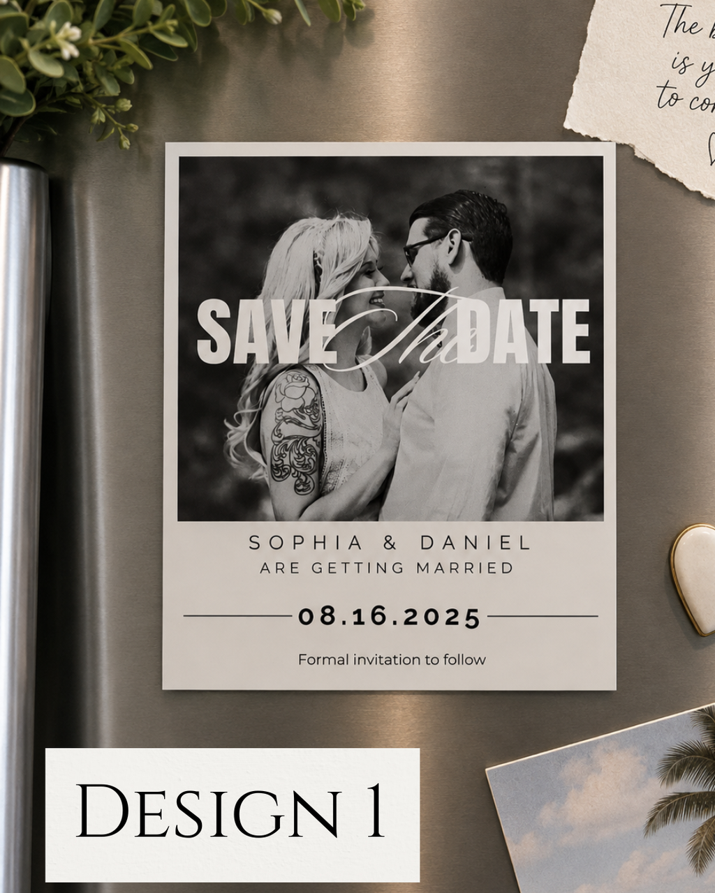 Personalized Save the Date Photo Magnets