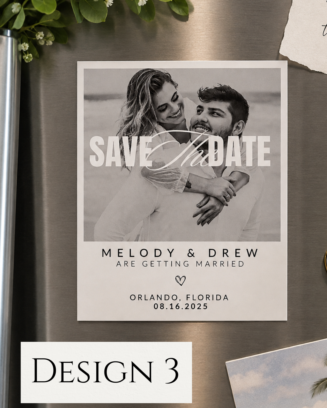 Personalized Save the Date Photo Magnets