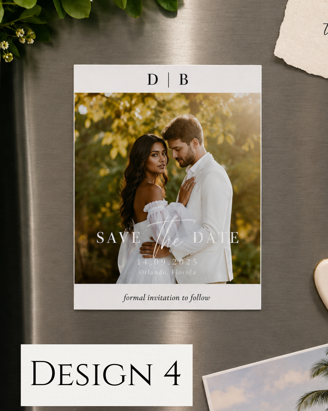 Personalized Save the Date Photo Magnets