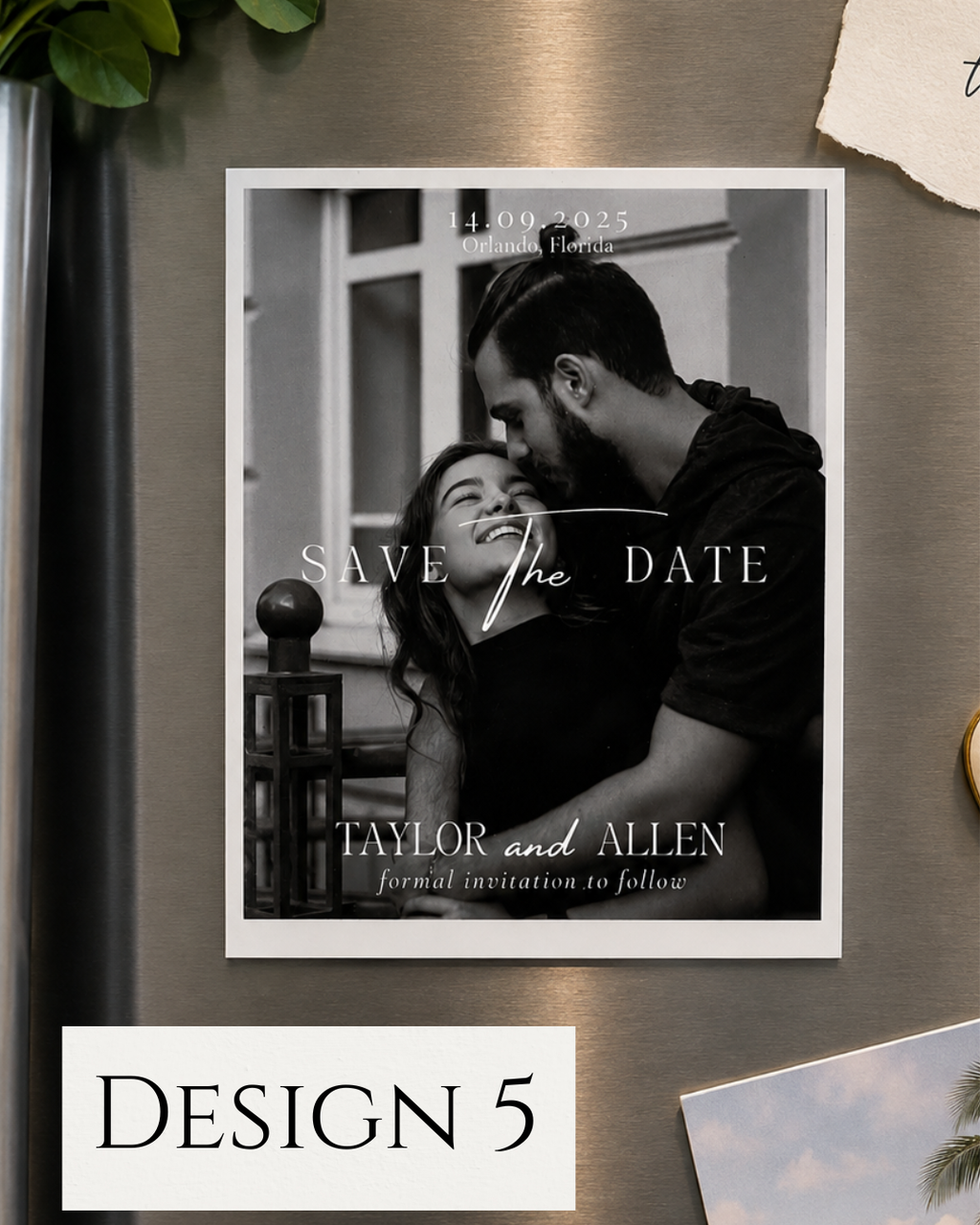 Personalized Save the Date Photo Magnets