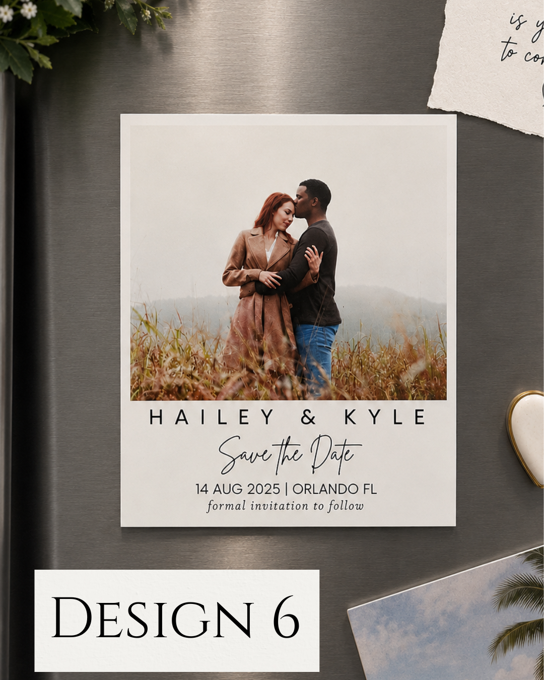 Personalized Save the Date Photo Magnets